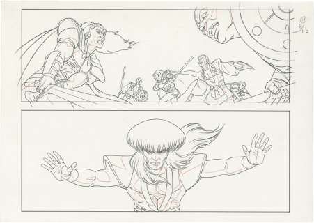 Buichi Terasawa’s Handwritten Draft Manuscript "Takeru" | Mandarake (Big Web)