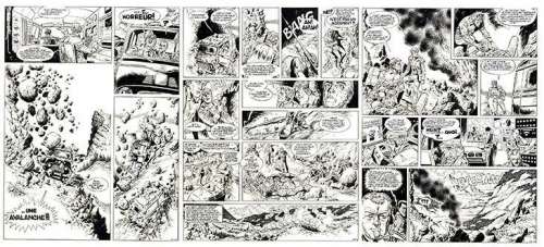 Paape, Eddy | LUC ORIENT Rarrissime ensemble de 3 planches consécutives | Cornette de St Cyr