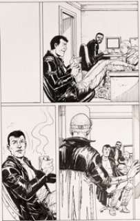 Carlos Ezquerra - The Boys #31 Planches 19 & 21 (Dynamite, 2009). Carlos Ezquerra The Boys #31 Story Pages 19 & 21 Original Art (Dynamite, 2009).