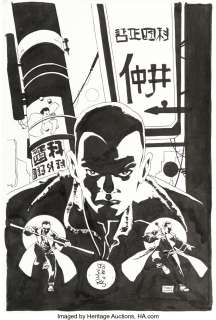 Sale, Tim | Tim Sale Bulletproof Monk: Tales of the BPM #1 Cover Variant A Original Art (Image Comics, 2003). ... | Heritage