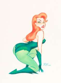 Timm, Bruce - Bruce Timm - Poison Ivy Illustration Original Art (undated)....