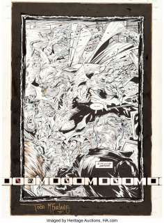 McFarlane, Todd | Todd McFarlane Spider-Man #1 Splash Page 13 The Lizard Original Art (Marvel, 1990).... | Heritage