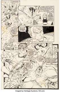 Liefeld, Rob - Rob Liefeld and Hilary Barta The New Mutants #94 Story Page 17 Original Art (Marvel, 1990)....