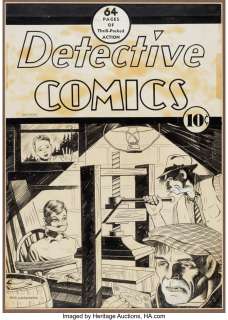 Guardineer, Fred - Fred Guardineer Detective Comics #24 Cover Original Art (DC, 1939)....