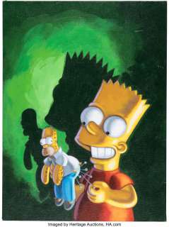 Morrison, Bill - Bill Morrison The Simpsons Treehouse of Horror: Hoodoo Voodoo Brouhaha Cover Original Art (Harper Design, 2006)....