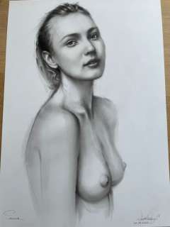 Yaroslav Novostavskiy | Yaroslav Novostavskiy ‘All you need’ - Original drawing - Signed- Size: 29 x 42 cm. - (2022) | Catawiki