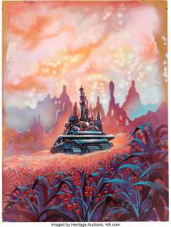 Freas, Kelly - Kelly Freas Roller Coaster World Cover Original Art (Ace Books, 1972)....