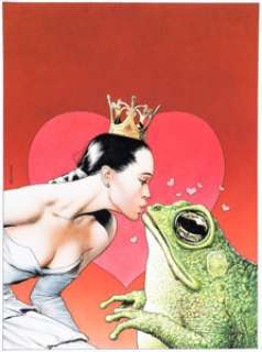 Bolland, Brian - Brian Bolland The Revolver Romance Special (nn) Cover Painting Original Art (Fleetway Publications, 1991)....