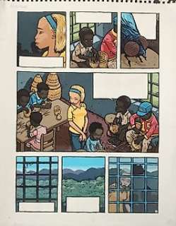 Stassen, Jean-Philippe | Stassen, Jean-Philippe - Planche originale couleur - Les Enfants - (2004) | Catawiki