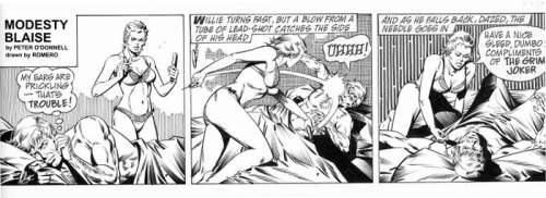 Romero, Enric Badia | Enric Badia Romero - Original strip #8335 - Modesty Blaise | Catawiki