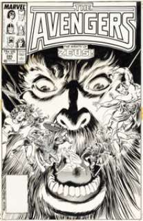 Buscema, John | John Buscema and Tom Palmer Avengers #285 Cover Original Art (Marvel, 1987).... | Heritage