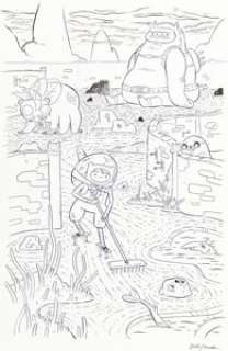 Braden Lamb Adventure Time #60 Cover Original Art (BOOM Studios!, 2017)....