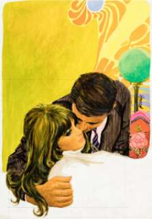 Fernandez, Fernando - Fernando Fernandez Romance Cover Original Art (Selecciones Ilustradas, 1970s). ...