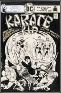 Mike Grell | Karate Kid #1 Cover Original Art (DC, 1976).... (Total: 2 Items) | Heritage
