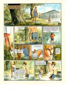 Berlion, Olivier | Berlion, Olivier - Planche originale couleur - Lie de vin - (1999) | Catawiki