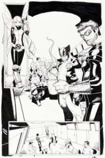 Jorge Molina - X-Men Vol 3 #16 Story Page 3 Original Art (Marvel, 2011).
