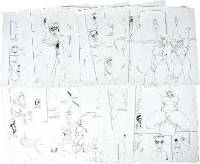 Minor Boy Hand-Drawn Manuscripts "Dorei Joou Soara" 45 sheets | Mandarake (Big Web)