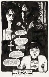 Al Davison "The Exception to the Rule" Death and Dream Illustration Original Art (1989). | Heritage