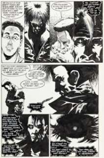 Kelley Jones and Malcolm Jones III Sandman #17 Story Page 17 Original Art (DC, 1990).