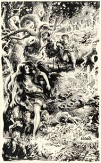 Wally Wood Planet Stories V6#2 "The Un-Reconstructed Woman" Story Illustration Original Art (Love Romances, 1953). | Heritage