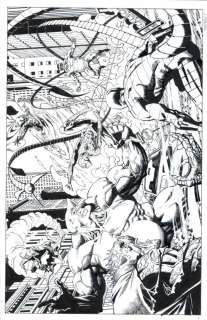 Djibril Morissette-Phan - spider-man vs. Sinister six pinup