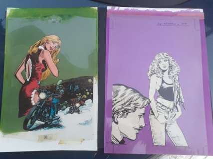 Autore Non Reperito | Autore non reperito - 2x cover originali per Skorpio - (1979/1985) | Catawiki