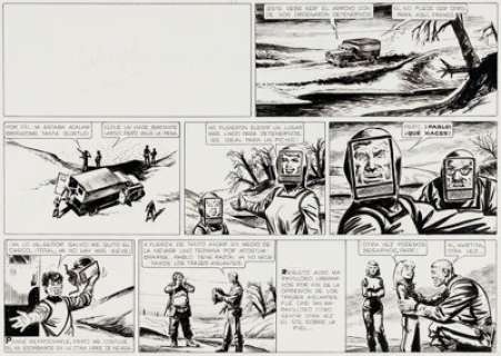 Francisco Solano Lopez El Eternauta #99 Title Page 18 Original Art (Hora Cero Semanal, 1959).