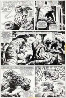 John Buscema and Joe Sinnott Fantastic Four #127 Story Page 14 Original Art (Marvel, 1972). | Heritage