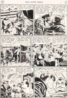 Alex Toth Dale Evans Comics #4 Sierra Smith Story Page 6 Original Art (DC, 1949).