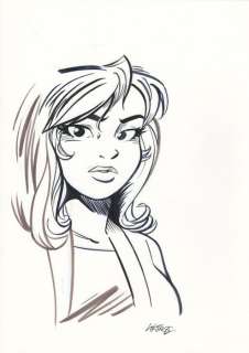 Krings, Jean-Marc | Krings, Jean-Marc - Dessin original - Fanny K. | Catawiki