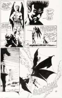 Kelley Jones and Malcolm Jones III Sandman #22 Story Page 20 Original Art (DC/Vertigo, 1991).