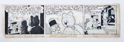 Marten Toonder - Original Strip Tom Poes en de Atoomtrillingen | Zwiggelaar Auctions