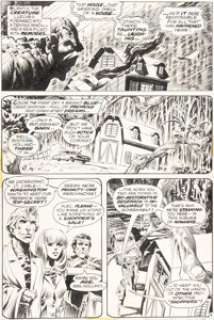 Bernie Wrightson Swamp Thing #1 Story Page 3 Original Art (DC, 1972).