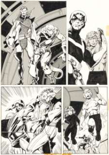 John Byrne and Terry Austin Marvel Preview #11 Star-Lord Story Page 40 Original Art (Marvel, 1977). | Heritage