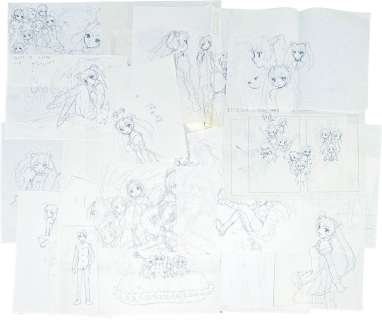 Takeaki Momose’s hand-drawn sketches of "Magikano" 55 sheets | Mandarake (Big Web)