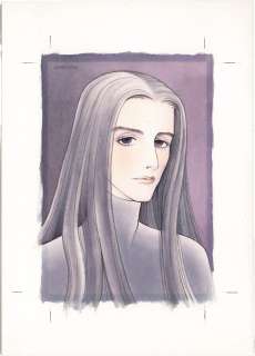 Oya Chiki’s Hand-Drawn Color Illustration "Innocent Blue" | Mandarake (Big Web)