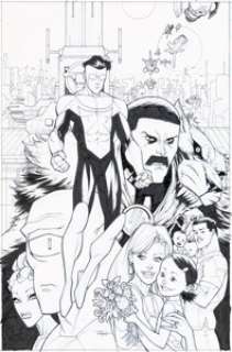 Ryan Ottley Invincible #133 Complete Issue Original Art Group of 21 (Image, 2017). (Total: 21 Original Art)