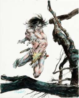 Neal Adams The Neal Adams Portfolio Cover Re-Creation Original Art (undated). | Heritage