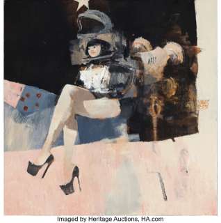 Ashley Wood - Star Above Head Formation Painting Original Art (2023).