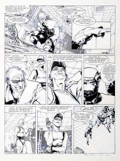 Vatine - Aquablue, planche n°34 Ã  l‘encre de Chine, Ã  la…