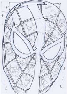 Bryan Hitch Sinister War #1 Spider-Man Cover and Preliminary Original Art (Marvel, 2021). (Total: 2 Original Art)
