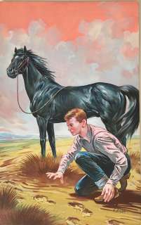 Secondo Busett - Original cover for Furia. Cm. 23x35. Gouache. Signed. Mint