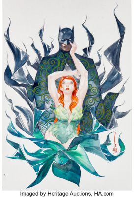 Dustin Nguyen Batman #150 Poison Ivy Variant Cover Original Art (DC, 2024).