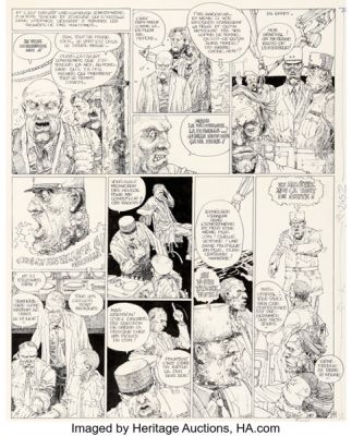 Enki Bilal La Croisière Des Oubliés Story Page 20 Original Art (Dargaud, 1975). | Heritage