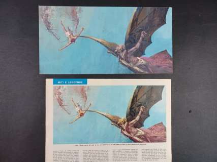 Faganello, Bruno | Faganello, Bruno - Illustrazione originale "Il Mito di Icaro" | Catawiki
