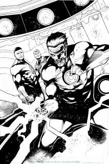 Rafa Sandoval - Green Lantern Corps #39 Splash (Kyle Rayner, John Stewart, Guy Gardner!) 2018