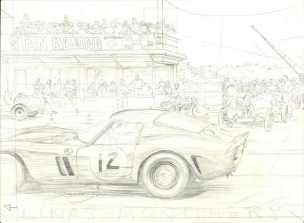 Sire, Denis | Sire, Denis - Dessin original crayonné - Linas Montlhéry | Catawiki