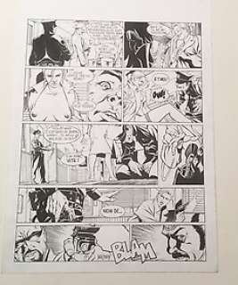 Barison | De silence et de sang - T12 Le sceau de Caïn (2) - Planche originale (p. 40) - (1999) | Catawiki