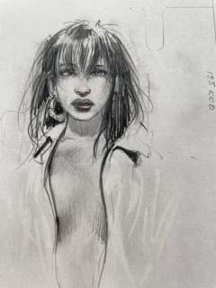 Bosschaert, Jan | Bosschaert, Jan - Originele tekening - Girl | Catawiki