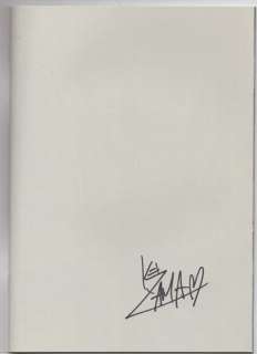 Kei Zama autographed Signed Book "Kei Zama Sketchbook vol.1"